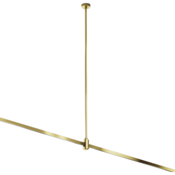 Крепление потолочное MAYTONI LONG FLARITY TRA159C-B1-BS 700мм с вводом питания латунь